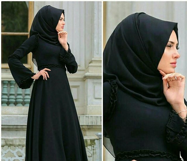 مدل لباس مشکی عزاداری زنانه و دخترانه بسیار شیک و جدید
