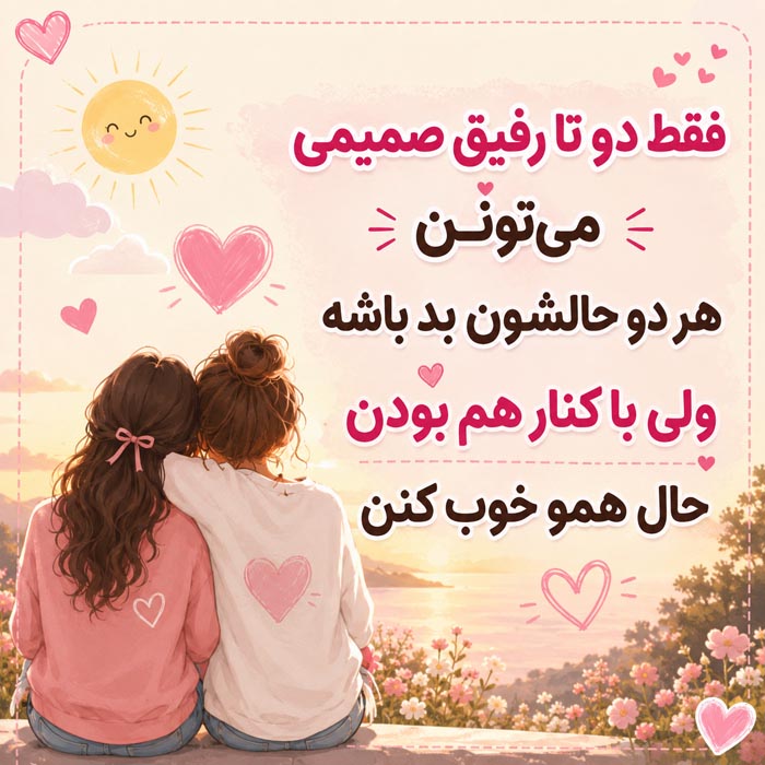 متن شاد کوتاه دخترانه برای کپشن و استوری