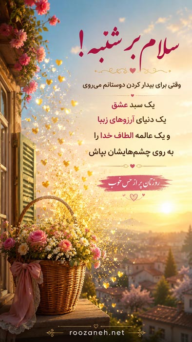 متن روز شنبه + جملات مخصوص روز شنبه روز شروع هفته کار و زندگی 6 متن انگیزشی شروع هفته