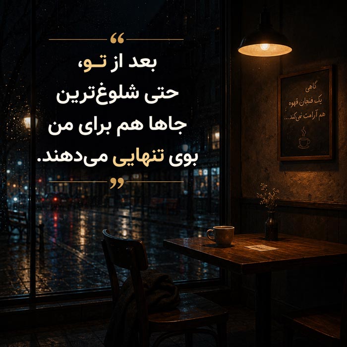 عکس نوشته سوزناک و ناراحت‌کننده