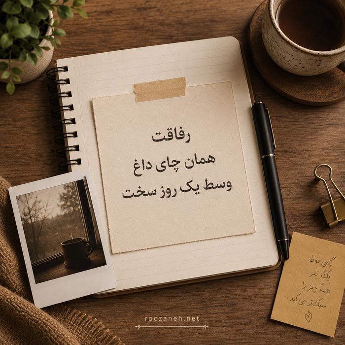 جمله کوتاه رفاقتی برای بیو