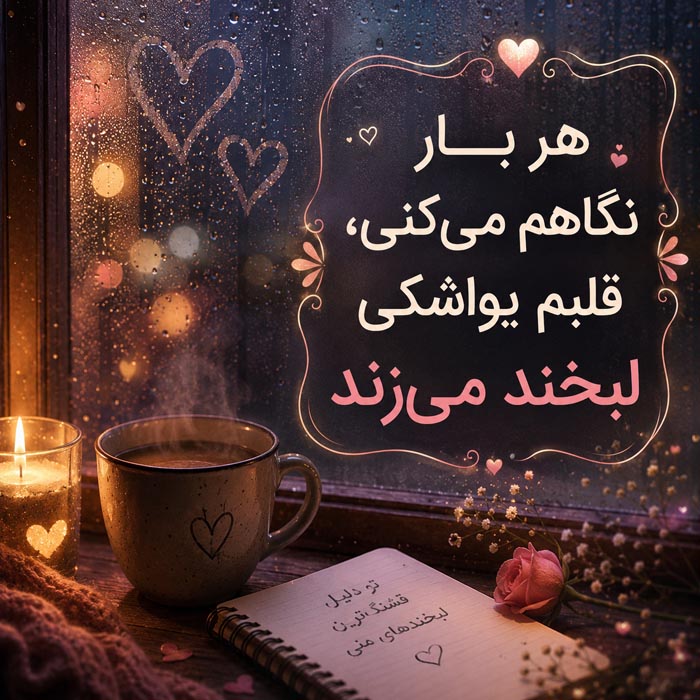 عکس نوشته دلتنگی عاشقانه و احساسی