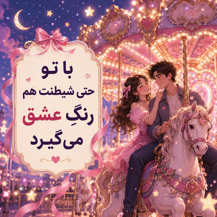 جمله عاشقانه بانمک برای استوری