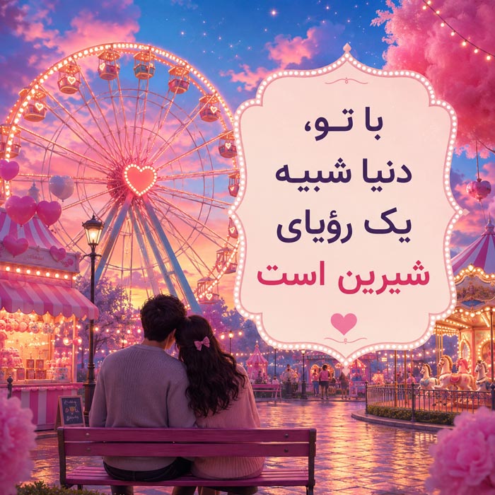 عکس نوشته متن دلتنگی عاشقانه برای همسر