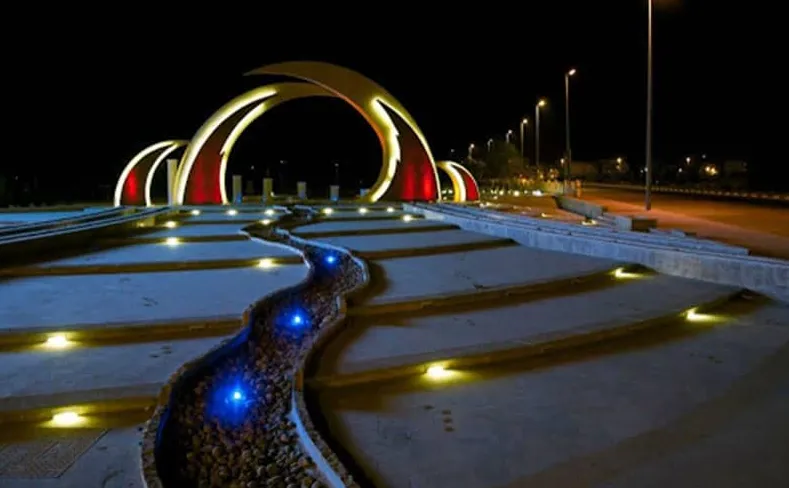جاهای دیدنی کیش در شب 1 امکانات رفاهی در شهربازی