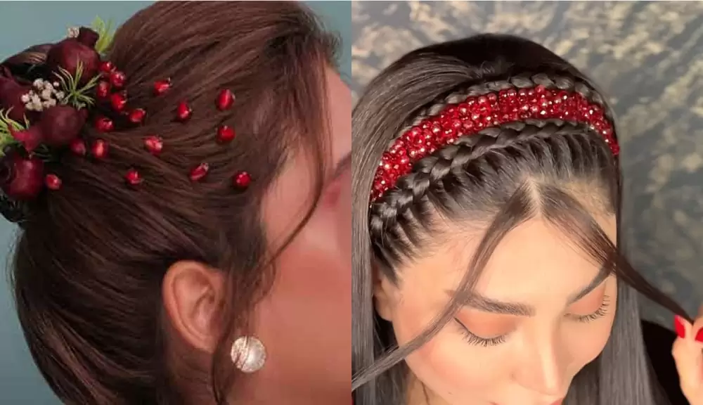 آرایش و مدل لباس شب یلدا بچگانه دخترانه شیک با تم خاص 3 آرایش و مدل لباس شب یلدا بچگانه دخترانه شیک با تم خاص