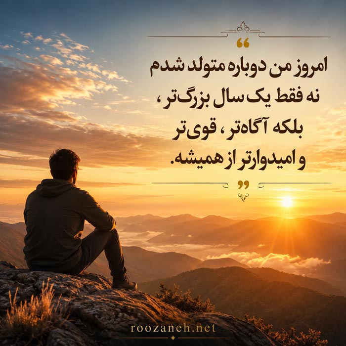 متن تبریک تولدم طولانی +جملات و متن های تبریک تولد خودم 3 تولدم