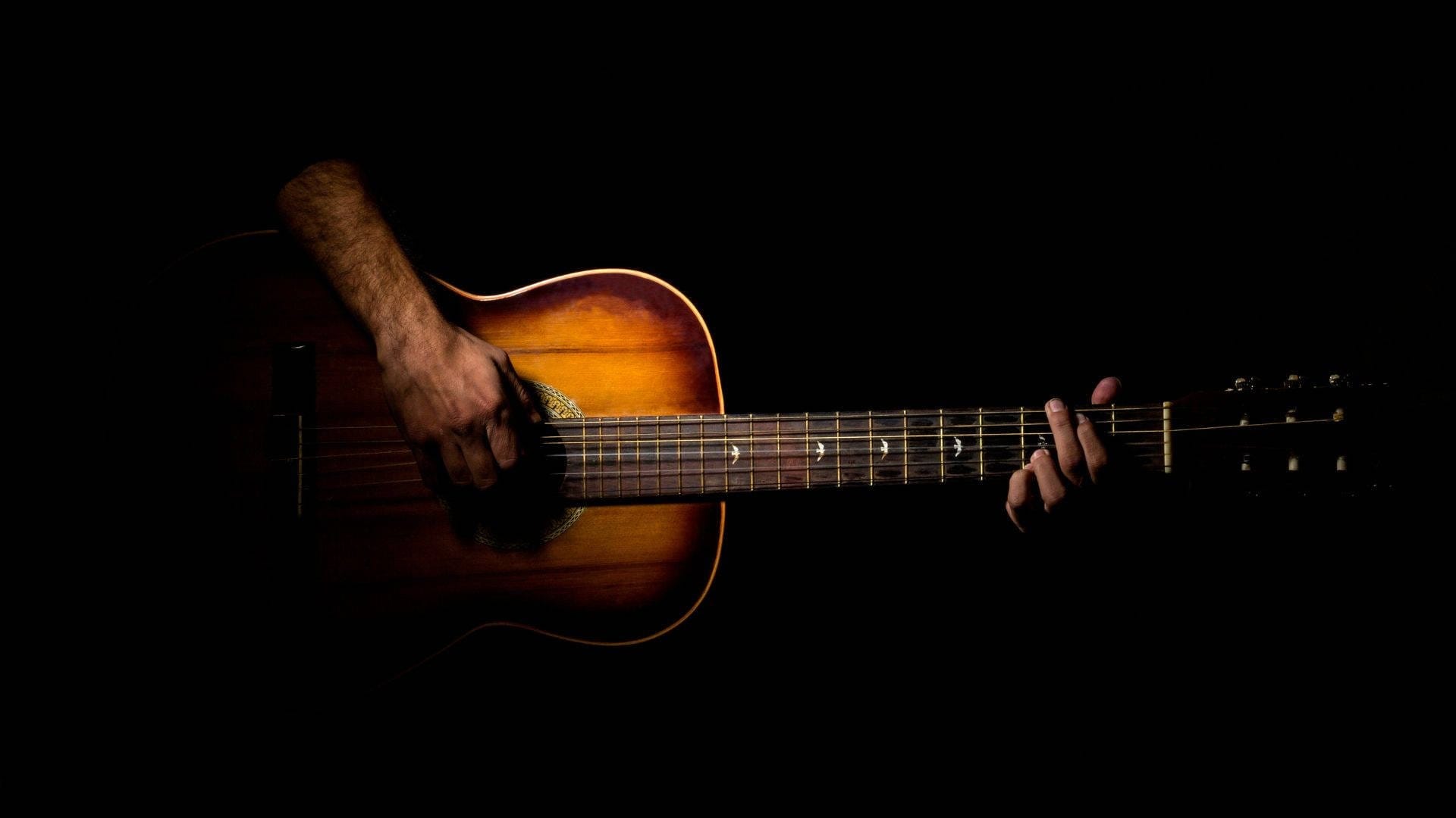 acoustic guitar black background 4jccw9s30dqj4onm