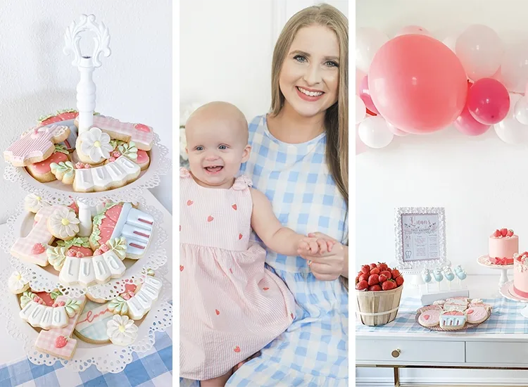 متن ویژه یک سالگی Berry first birthday party