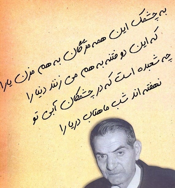 غزلیات شهریار با 30 شعر و غزل ناب (چند بارد غم دنیا به تن تنهایی ...) 6 بهترین غزلیات استاد شهریار