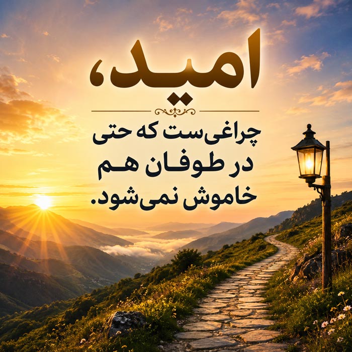 عکس نوشته موفقیت و تلاش شماره ۵