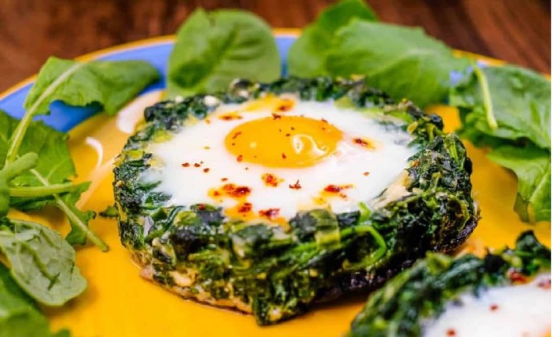 املت نرگسی اسفناج