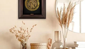 چیدمان تابلو در منزل؛ اصول و محل نصب تابلوی دکوراتیو در خانه چیدمان تابلو در منزل