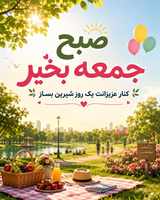 متن صبح جمعه بخیر؛ 30 جمله صبحت بخیر خاص با انرژی آدینه 2 عکس نوشته صبح بخیر روز جمعه