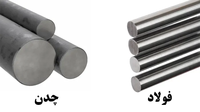 تفاوت فولاد و چدن: مقایسه و بررسی ویژگی ها و خواص 2 آلیاژ مهم