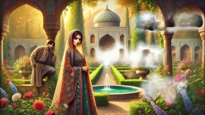 خواندن نامة عاشقانه در نزد معشوق