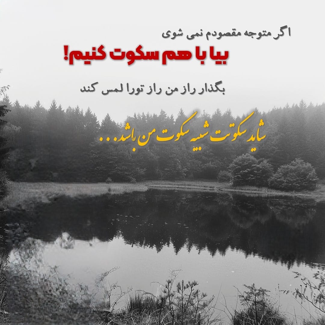 متن ادبی در مورد سکوت؛ حملات و سخنان ادبی درباره سکوت 2 متن ادبی درباره سکوت