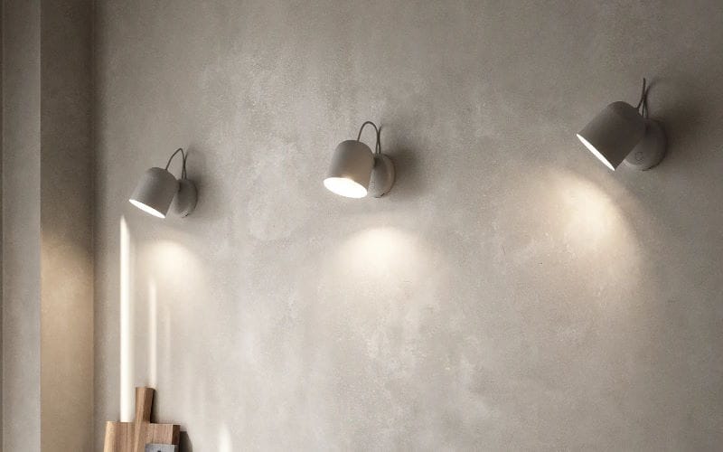 نکات مهم در نورپردازی خانه های کوچک؛ ایده و ترند روز نورپردازی 5 Adjustable Wall Lights