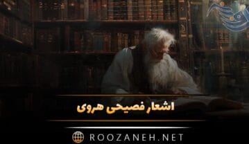 اشعار فصیحی هروی