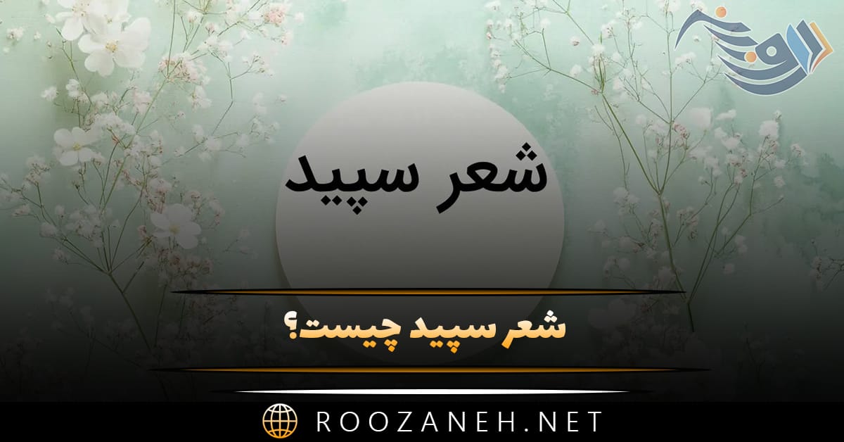 شعر سپید چیست؟ ویژگی های این اشعار، تفاوت با شعر نو و نمونه شعر 1 شعر سپید چیست؟ ویژگی های این اشعار، تفاوت با شعر نو و نمونه شعر