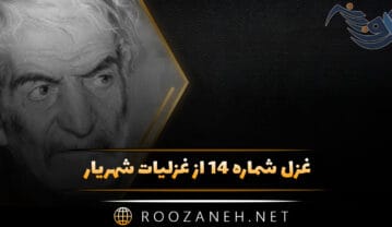 غزل شماره ۱۴ از غزلیات شهریار؛ صدای سوز دل شهریار و ساز حبیب غزل شماره ۱۴ از غزلیات شهریار