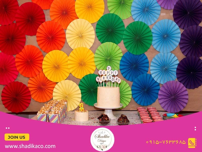ایده های جذاب تزیین تولد با ریسه های رنگی 1 image 4