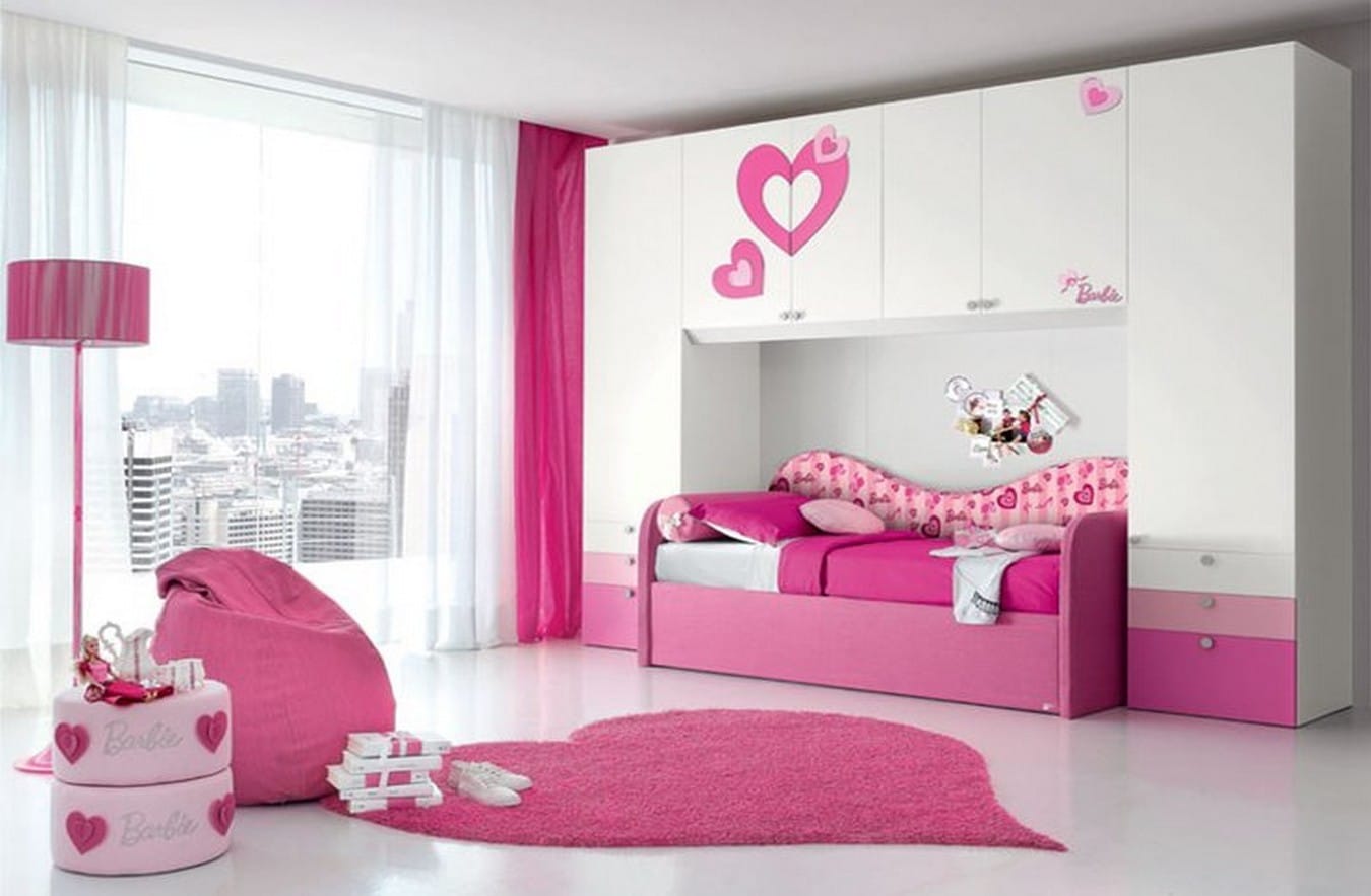 دکوراسیون اتاق خواب دخترانه؛ ایده های جذاب، رنگ های خاص و چیدمان مناسب 5 girls bedroom 5