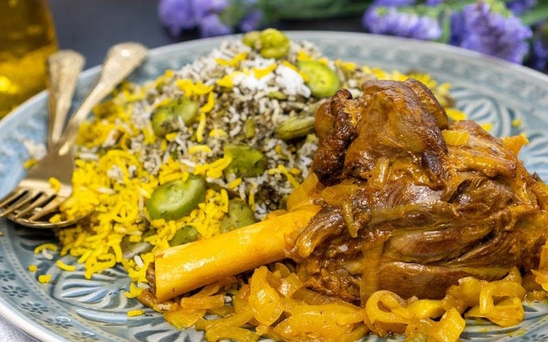 بهترین غذاها برای چهارشنبه سوری + دستور کامل پخت ۵ غذا 2 باقالی پلو با گوشت ویژه چهارشنبه آخر سال