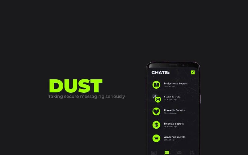 ایمن ترین پیام رسان های دنیا کدام اند؟ بررسی امن ترین مسنجرها 7 داست (Dust)