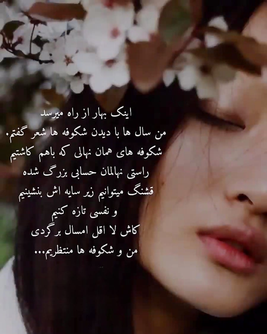 شعر غمگین بهار؛ مجموعه احساسی اشعار بهاری عاشقانه زیبا 2 اشعار غمگین بهاری