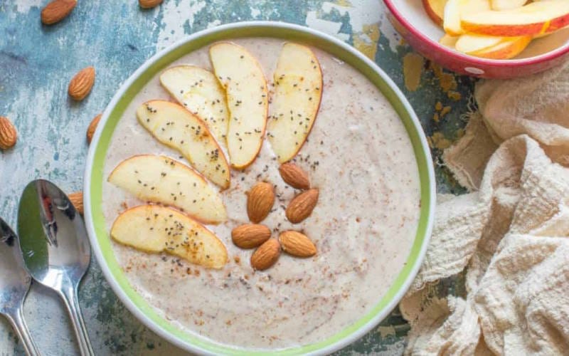 حریره بادام یا فرنی بدون روغن برای گلودرد