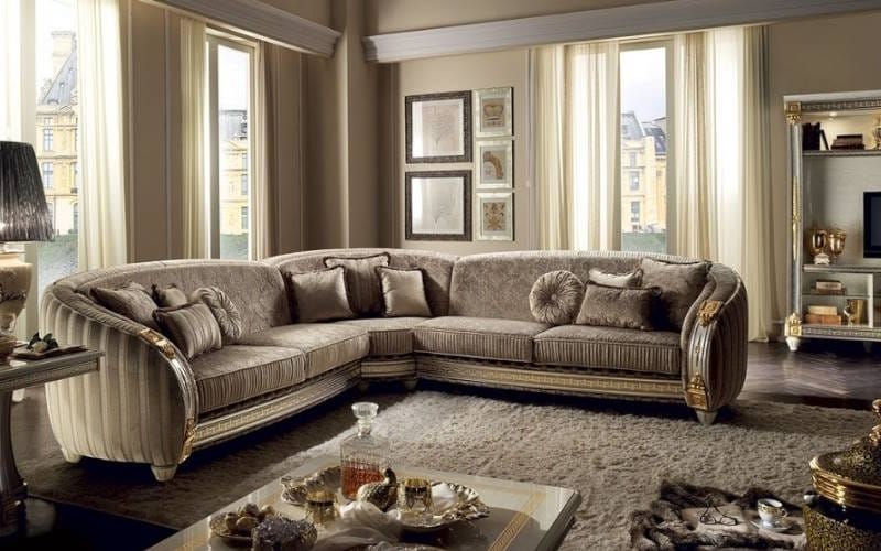 خرید مبلمان و ساخت دکوراسیون بر اساس آن (نکات مهم و اشتباهات خرید مبل) 5 مبلمان نئوکلاسیک