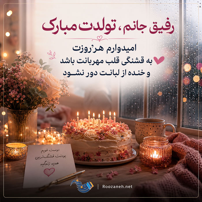 متن تبریک تولد دوست صمیمی | جملات زیبای تبریک تولد دوست و رفیق عزیز