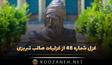غزل شماره ۴۸ از غزلیات صائب تبریزی