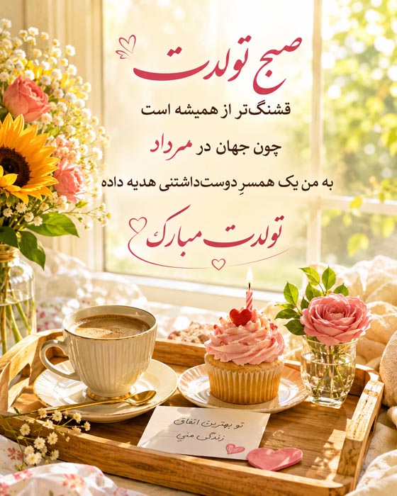 جمله کوتاه تبریک تولد متولدین مرداد