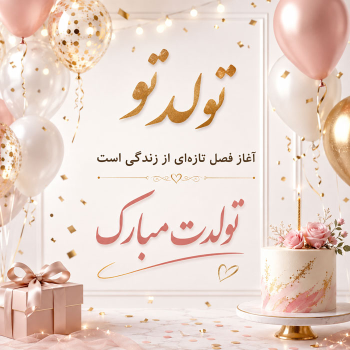 عکس نوشته تبریک تولد مردادی شماره 6 عکس نوشته تبریک تولد مردادی شماره 6