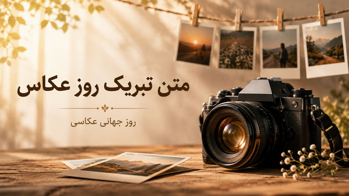 متن تبریک روز عکاسی + جملات و پیام های تبریک روز عکاس به دوستان عکاس 1 متن تبریک روز عکاسی + جملات و پیام های تبریک روز عکاس به دوستان عکاس