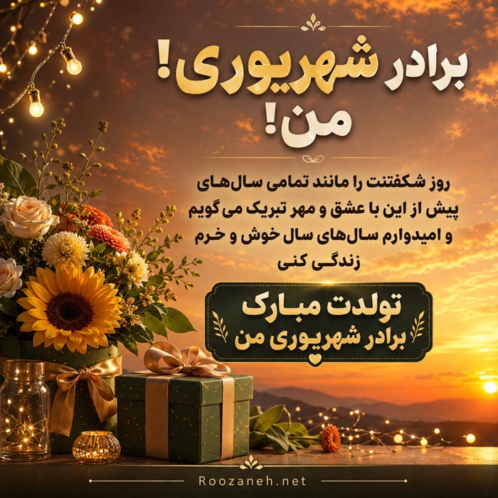 تبریک تولد برادر شهریوری { 70 متن و جمله تولدت مبارک شهریور ماهی } 11 متن تبریک تولد برادر شهریوری با جمله احساسی