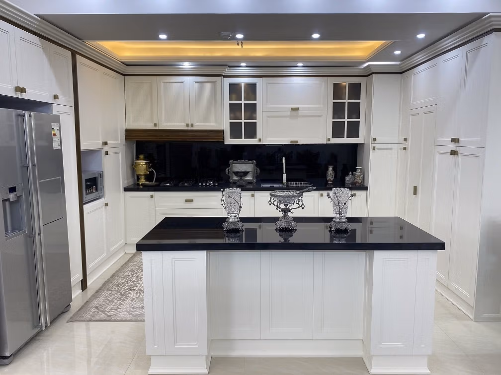 کابینت نئوکلاسیک؛ ظاهر و جنس این کابینت و انواع مدل شیک این نوع کابینت
