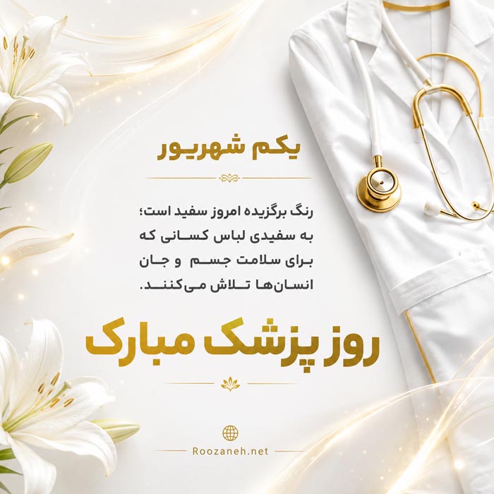 جملات تبریک روز پزشک ۱۴۰۵ با متن رسمی و ادبی زیبا با عکس نوشته 4 جملات زیبا و خاص برای تبریک روز پزشک