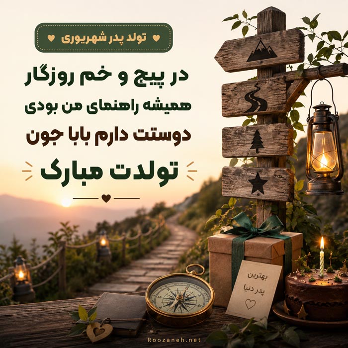 تبریک تولد پدر شهریوری (40 متن پدر تولدت مبارک شهریور ماهی) 13 تبریک تولد صمیمی برای پدر شهریوری