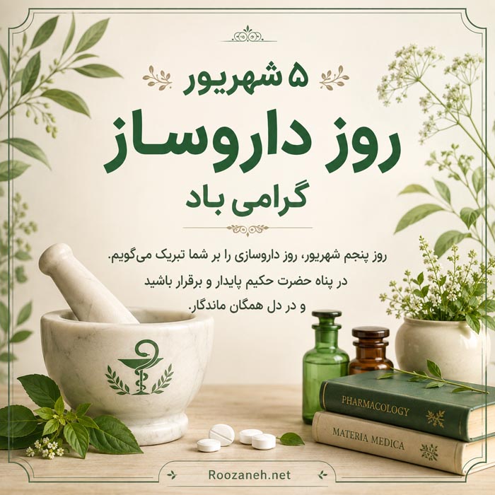۵ شهریور روز بزرگداشت محمدبن زکریای رازی و روز داروساز 5 ۵ شهریور روز بزرگداشت محمدبن زکریای رازی و روز داروساز