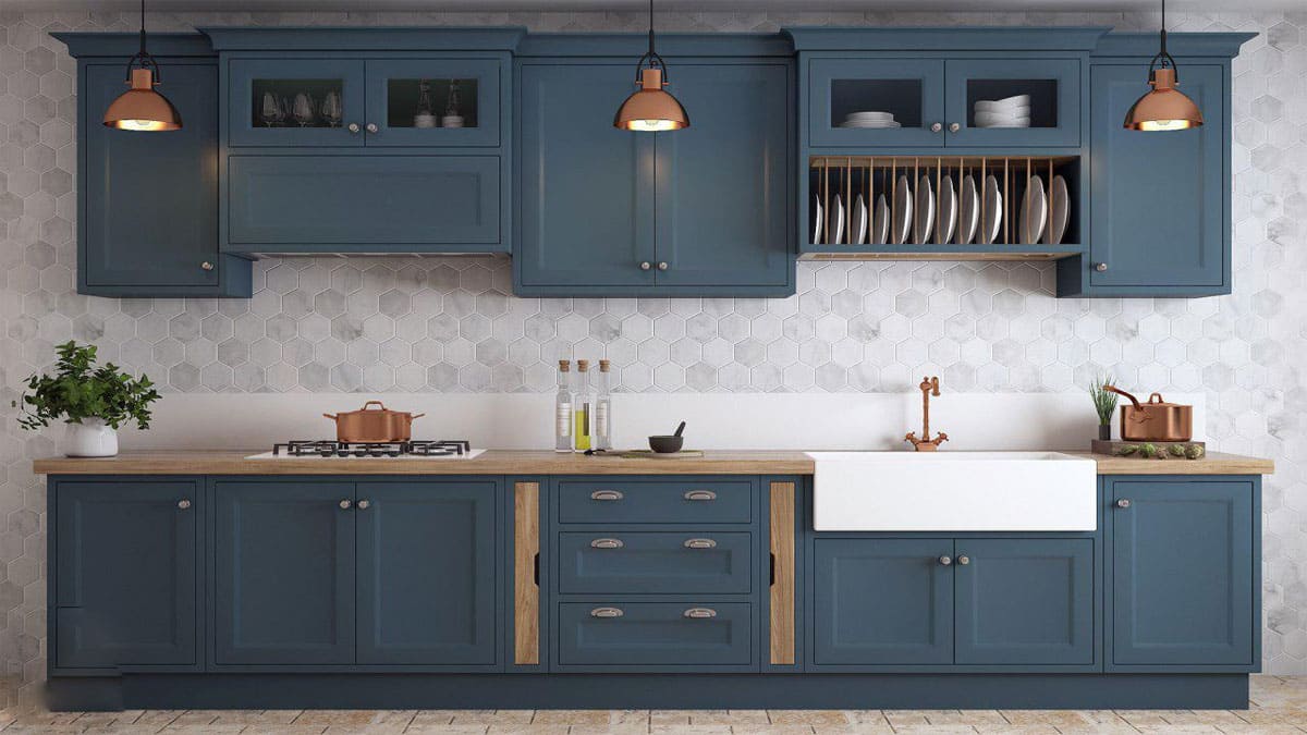 کابینت نئوکلاسیک؛ ظاهر و جنس این کابینت و انواع مدل شیک این نوع کابینت