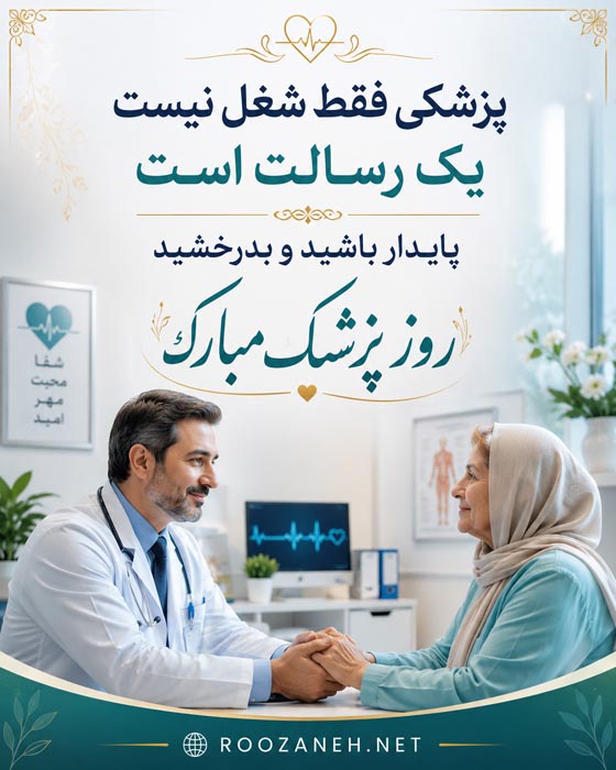 تبریک روز پزشک به دوست و رفیق {30 متن و جملات روزت مبارک دکتر} 6 تبریک روز پزشک به دوست و رفیق {30 متن و جملات روزت مبارک دکتر}