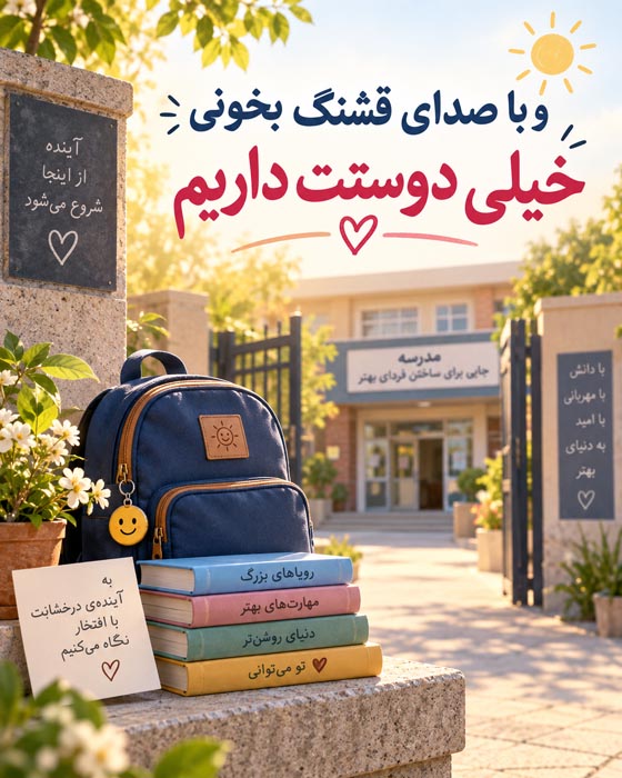 متن زیبا برای کلاس اول پسرم؛ جملات درباره خوشبختی و موفقیت فرزندم 2 متن زیبا برای کلاس اول پسرم و شروع مدرسه