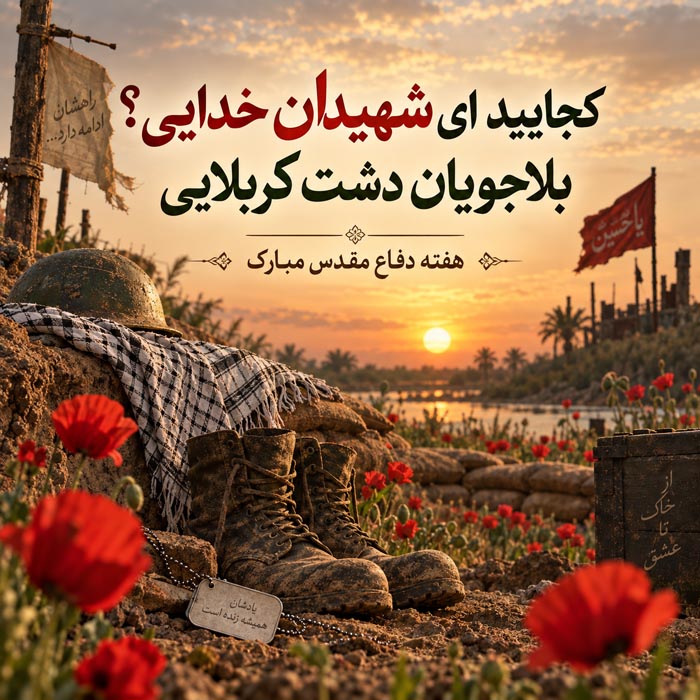 متن هفته دفاع مقدس ۱۴۰۵؛ جملات رسمی و ادبی زیبا 2 عکس نوشته هفته دفاع مقدس و یاد شهدا