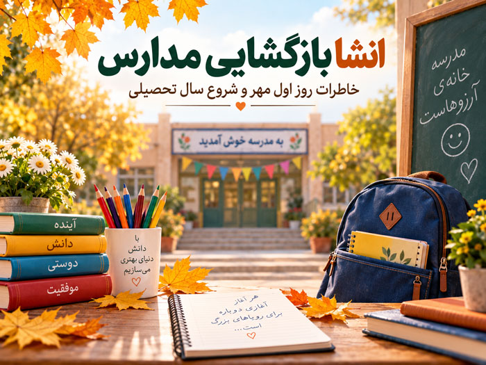 انشا بازگشایی مدارس + خاطرات باز شدن مدرسه در روز اول مهر و کلاس اولی ها انشا بازگشایی مدارس + خاطرات باز شدن مدرسه در روز اول مهر و کلاس اولی ها