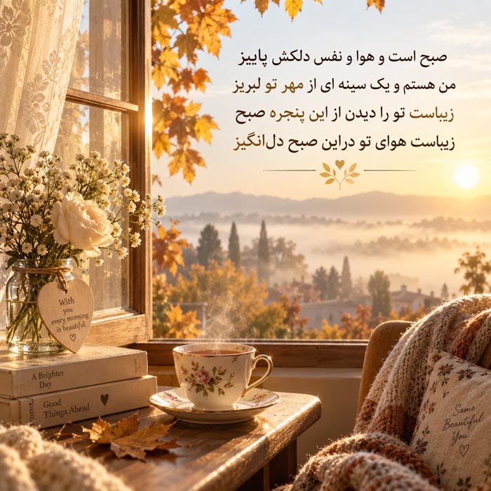 متن پاییزی عاشقانه و عکس نوشته احساسی پاییز 6