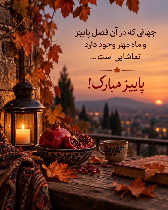 عکس نوشته و متن پاییزی 6