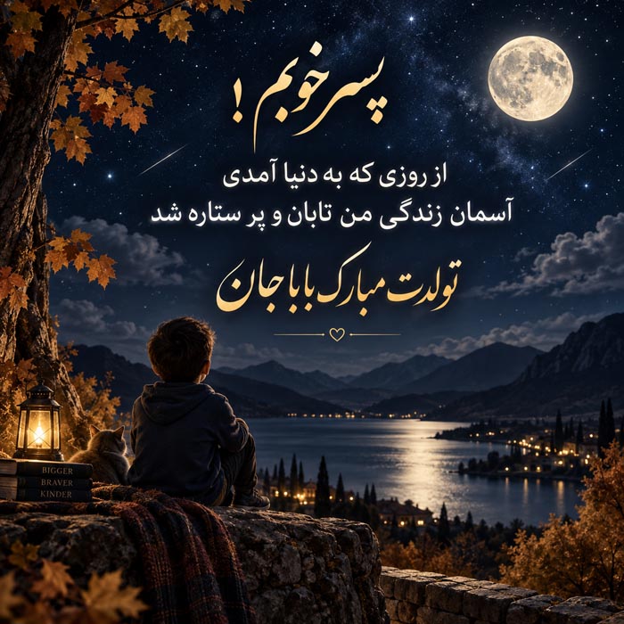 تبریک تولد پسر مهر ماهی / 40 متن صمیمانه پسرم تولدت مبارک متواد مهر 7 عکس نوشته تبریک تولد پسر مهر ماهی 7